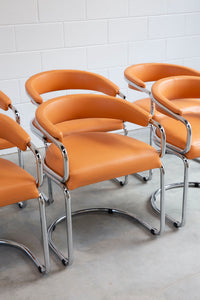 Vintage Chrome Dining Chair (2 Available)