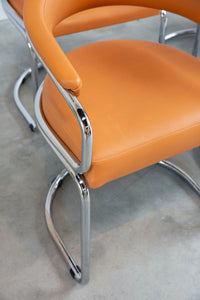 Vintage Chrome Dining Chair (2 Available)