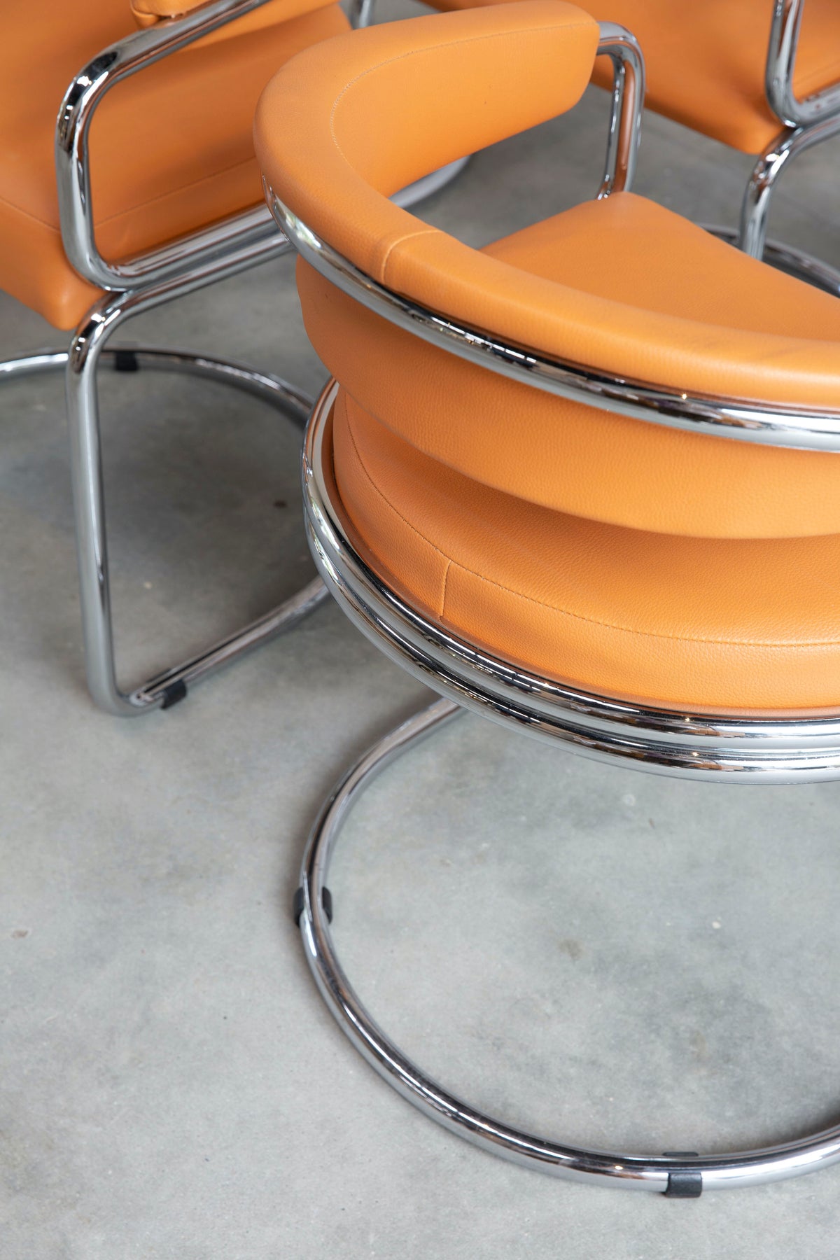 Vintage Chrome Dining Chair (2 Available)
