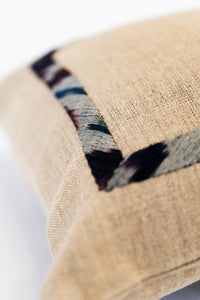 Honest Linen and Vintage Ikat Cushion