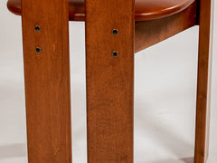 1970s Mario Marenco Dining Chair with Leather Upholstery